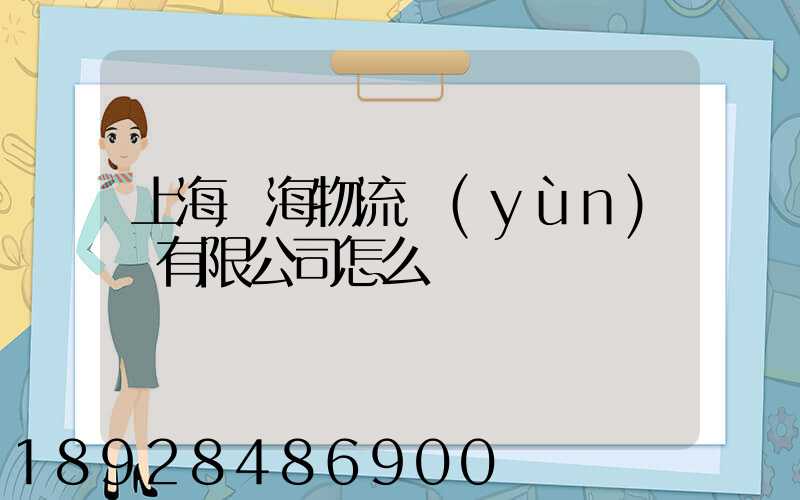 上海亞海物流運(yùn)輸有限公司怎么樣