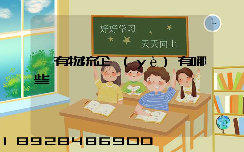 國有物流企業(yè)有哪些