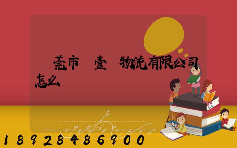 東莞市來壹來物流有限公司怎么樣