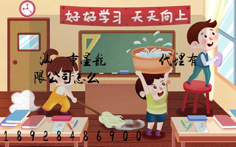 汕頭市星航國際貨運代理有限公司怎么樣