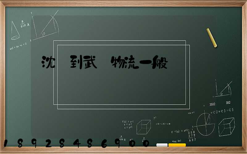 沈陽到武漢物流一般幾點發車