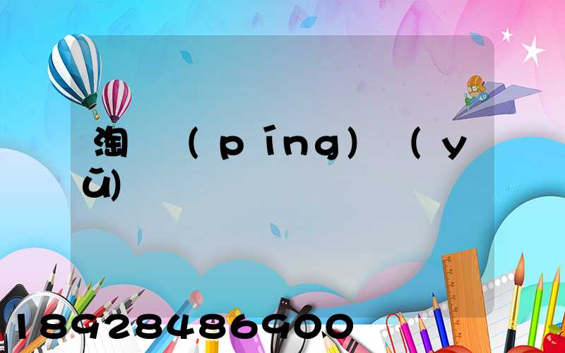 淘寶評(píng)語(yǔ)
