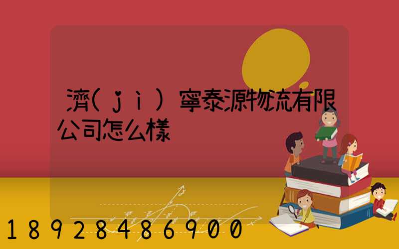 濟(jì)寧泰源物流有限公司怎么樣