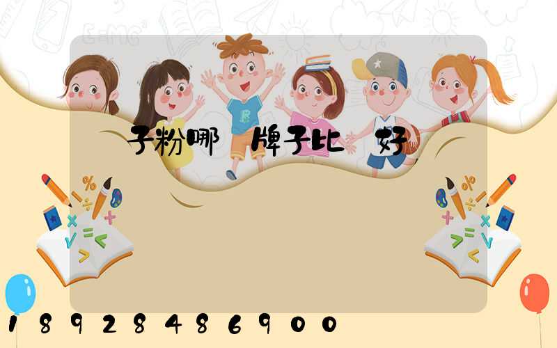 膩子粉哪個牌子比較好